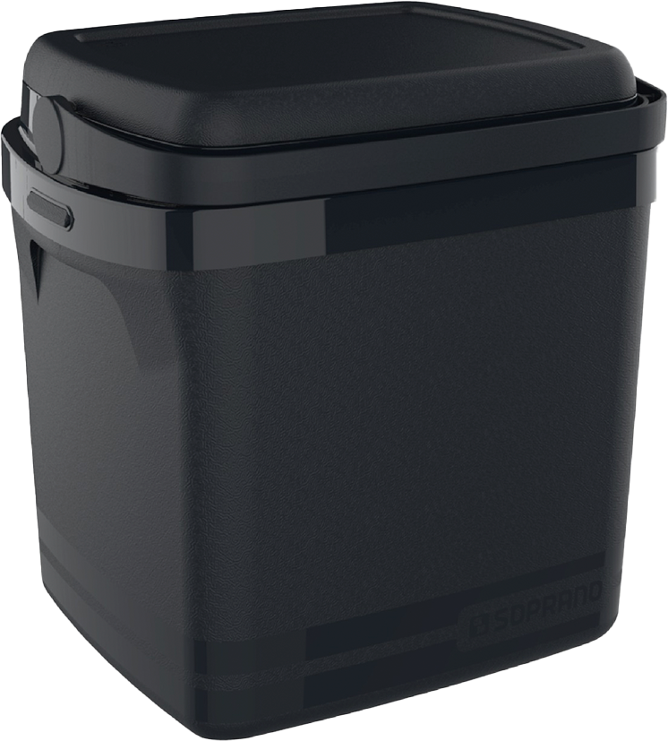 Caixa Termica Soprano Preta 22l