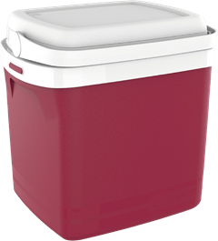 Caixa Termica Soprano Vermelha 22l