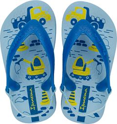 Sandalia Ipanema Classic Masc Baby Azul/Azul/Amarelo