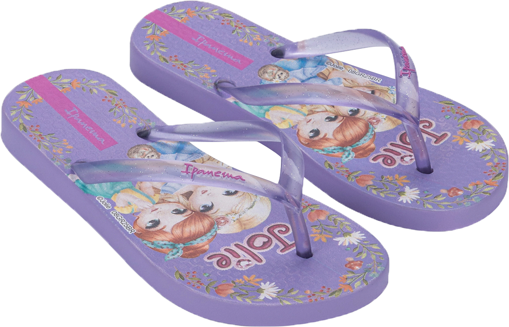 Sandalia Ipanema Jolie Amores Fem Infantil Lilas/Lilas