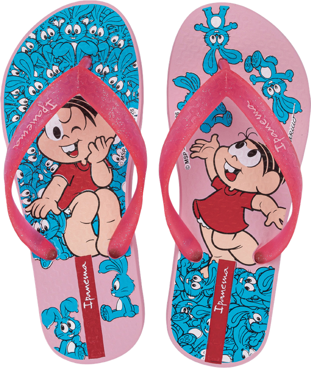 Sandalia Ipanema Turma Da Monica Fem Infantil Rosa/Rosa