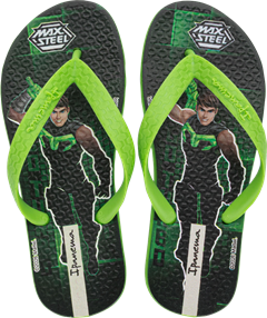 Sandalia Ipanema Max Steel Masc Infantil Verde/Verde/Cinza
