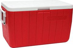 Caixa Termica Coleman Vermelha 45,4l
