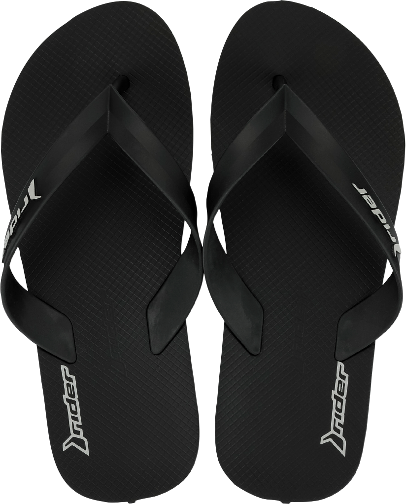 Sandalia Rider Feel Light Masc Adulto Preto/Preto/Cinza