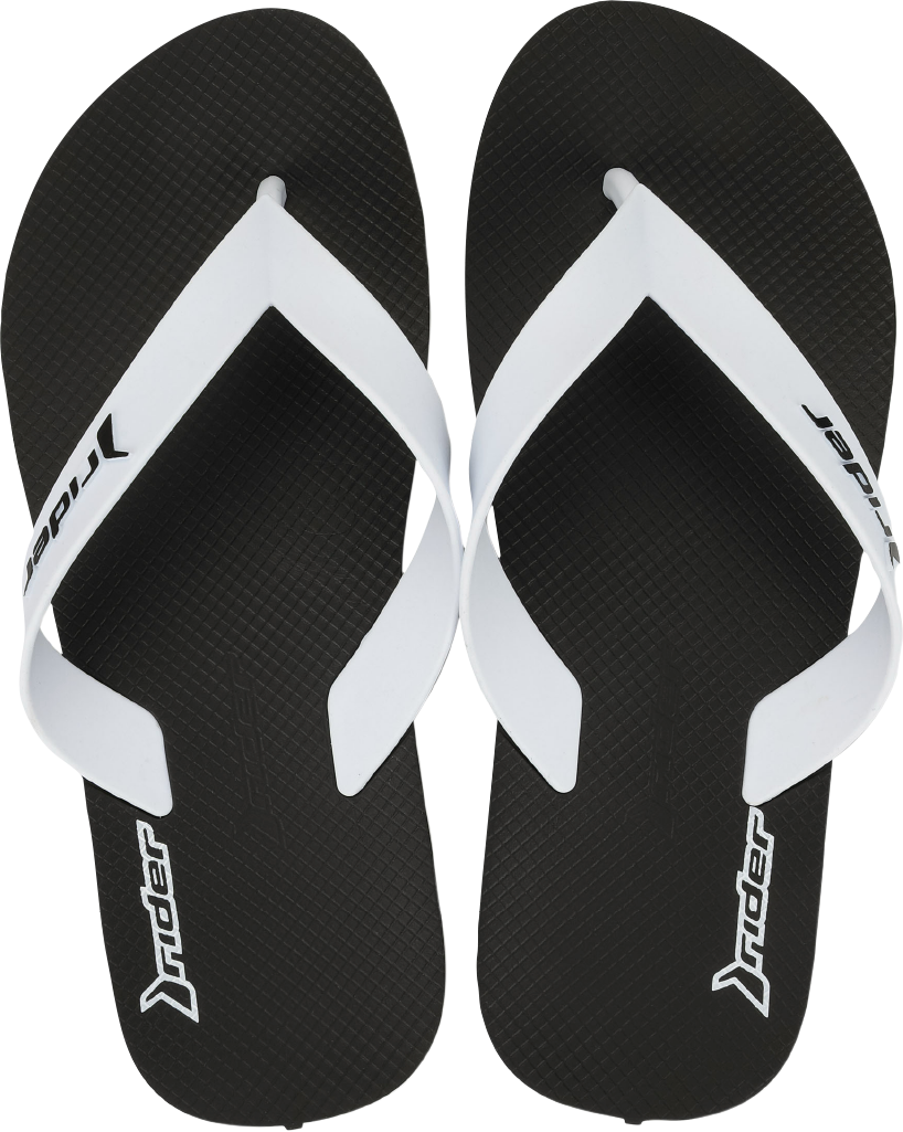 Sandalia Rider Feel Light Masc Adulto Preto/Branco