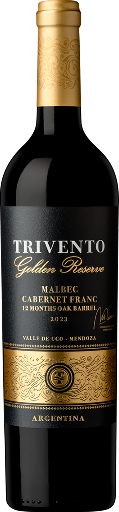 Vinho Argentino Trivento Golden Reserve Cab Frc Malbec 750ml
