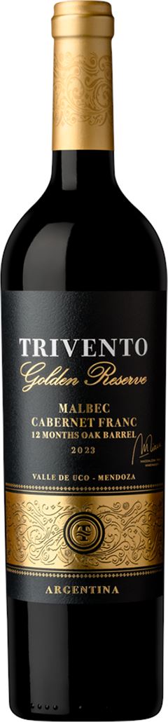 Vinho Argentino Trivento Golden Reserve Cab Frc Malbec 750ml
