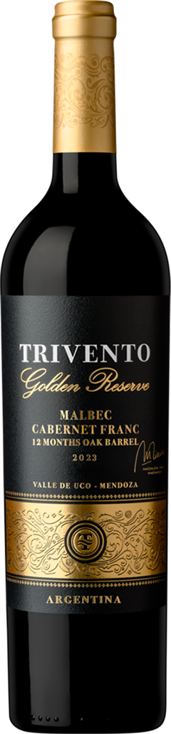 Vinho Argentino Trivento Golden Reserve Cab Frc Malbec 750ml