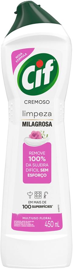 Limpador Cremoso Cif Multiuso Floral 450ml
