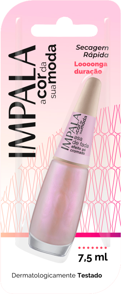 Esmalte Impala Efeito Po Cromado Asa De Fada 6un