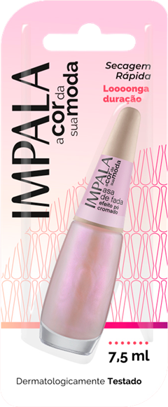 Esmalte Impala Efeito Po Cromado Asa De Fada 6un