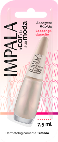 Esmalte Impala Efeito Po Cromado Concha Magica 6un