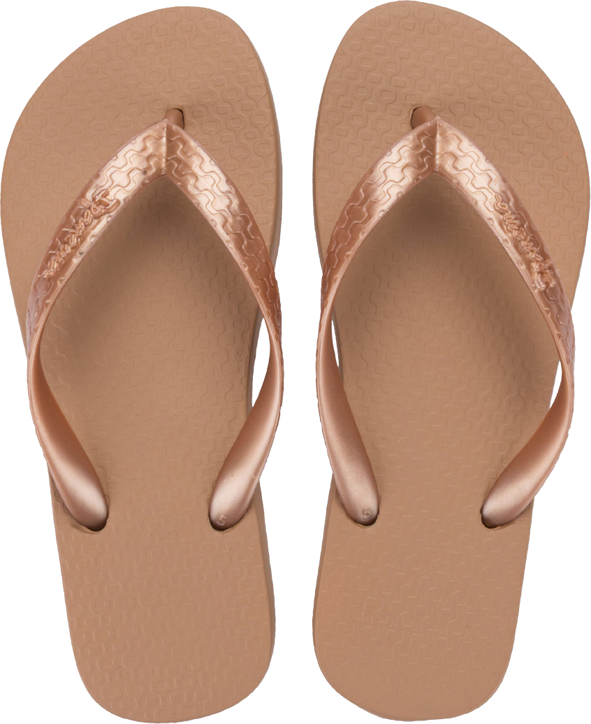 Sandalia Ipanema Classica Fem Adulto Marrom/Rosa Metalizado