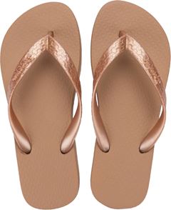 Sandalia Ipanema Classica Fem Adulto Marrom/Rosa Metalizado