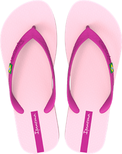 Sandalia Ipanema Brasil Fem Infantil Rosa/Rosa Fluorescente