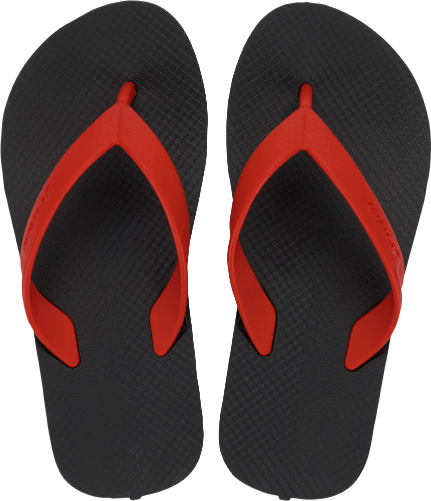 Sandalia Rider Core Dedo Masc Infantil Preto/Vermelho