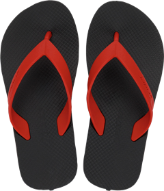 Sandalia Rider Core Dedo Masc Infantil Preto/Vermelho