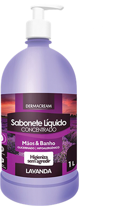 Sabonete Liquido Dermacream Lavanda 1l