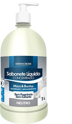 Sabonete Liquido Dermacream Neutro 1l