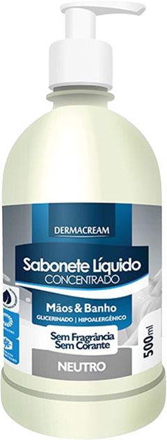 Sabonete Liquido Dermacream Neutro 500ml