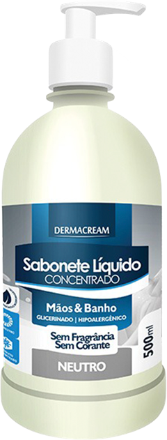 Sabonete Liquido Dermacream Neutro 500ml