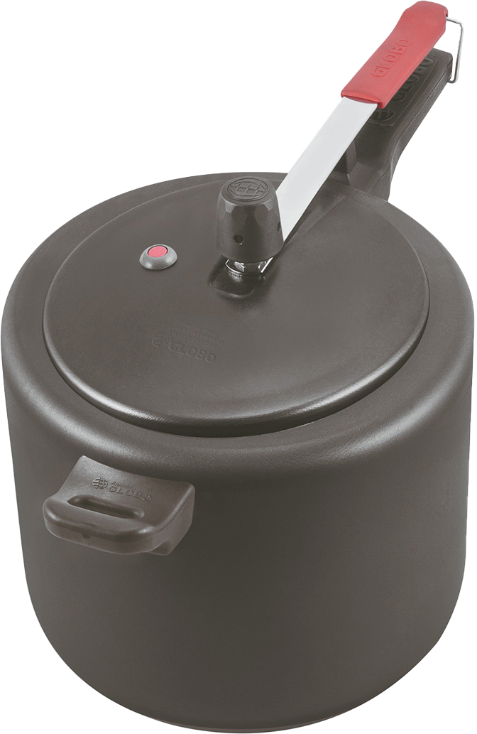 Panela Pressao Antiaderente Globo Preta 7l