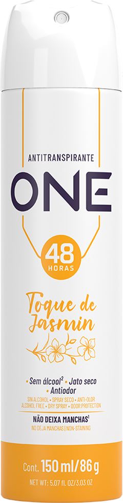 Desodorante Aerossol Above One Feminino Toque Jasmin 150ml