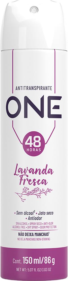 Desodorante Aerossol Above One Feminino Lavanda Fresca 150ml