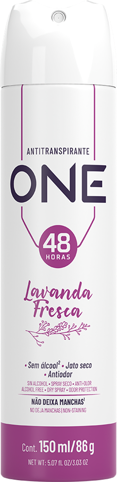 Desodorante Aerossol Above One Feminino Lavanda Fresca 150ml