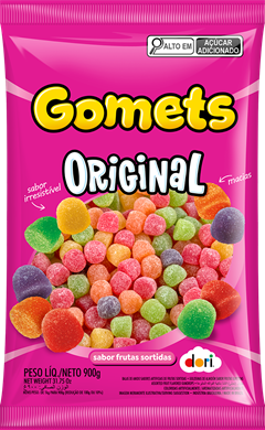 Goma Dori Gomets Sino Frutas Sortidas 900g