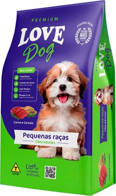 Racao Para Caes Love Dog Pequenas Racas 1kg