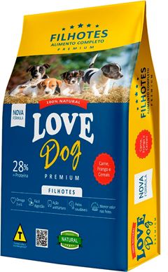 Racao Para Caes Love Dog Filhotes 1kg