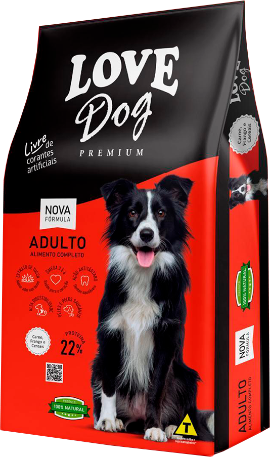 Racao Para Caes Love Dog Premium 1kg