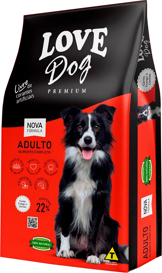Racao Para Caes Love Dog Premium 25kg