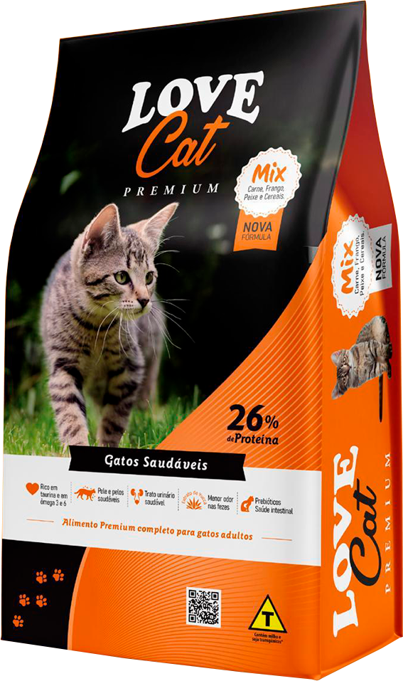 Racao Para Gato Love Cat Mix 1kg