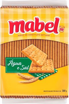 Biscoito Mabel Agua E Sal 300g