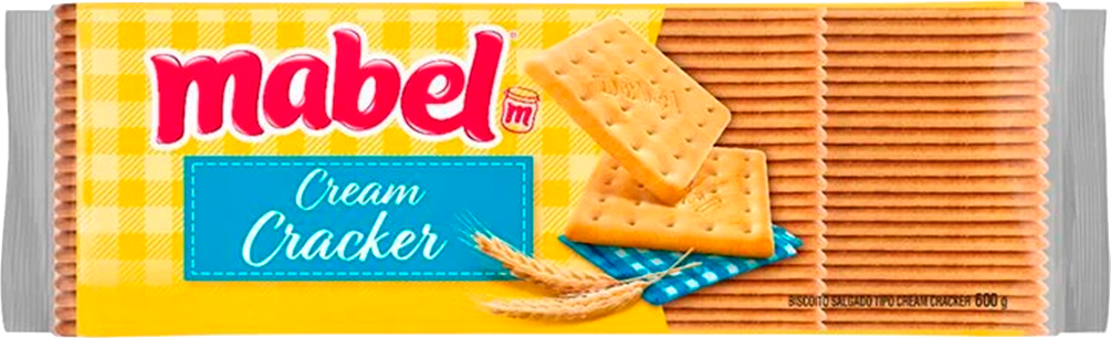 Biscoito Mabel Cream Cracker 600g