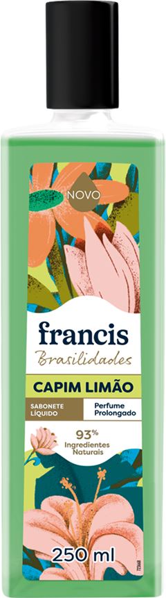 Sabonete Liquido Francis Brasilidades Capim Limao 250ml