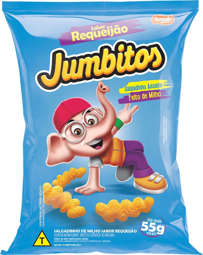 Salgadinho Jumbitos Requeijao 55g