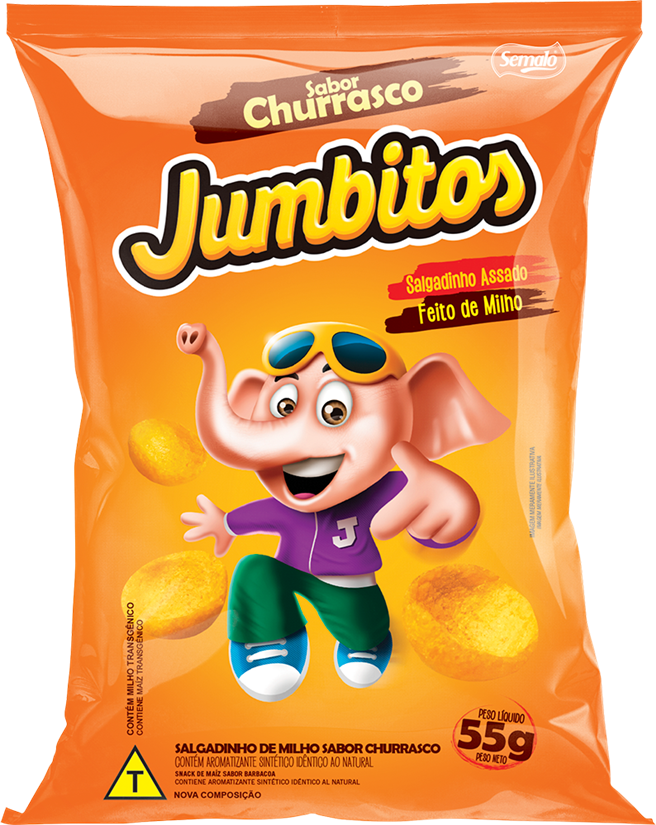 Salgadinho Jumbitos Churrasco 55g