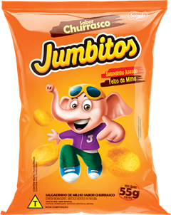 Salgadinho Jumbitos Churrasco 55g