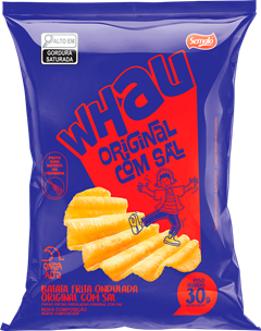 Batata Whau Ondulada Original Com Sal 30g