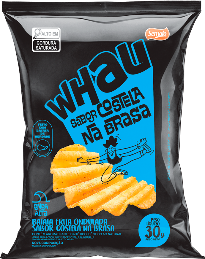 Batata Whau Ondulada Costela 30g