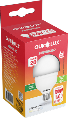 Lampada Ourolux Led 20w Bivolt