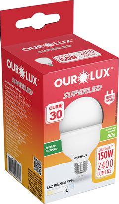 Lampada Ourolux Led 30w Bivolt