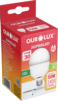 Lampada Ourolux Led 30w Bivolt
