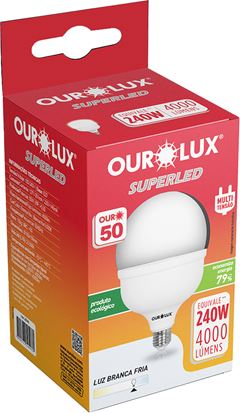 Lampada Ourolux Led 50w Bivolt