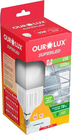 Lampada Ourolux Led 65w Bivolt