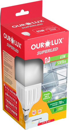 Lampada Ourolux Led 65w Bivolt