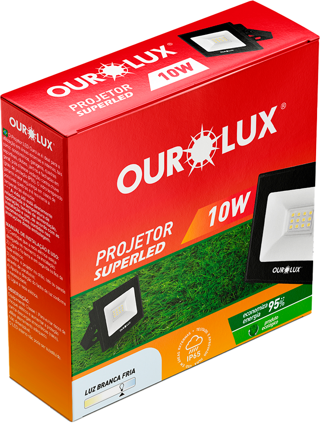 Refletor Ourolux Led 10w Bivolt